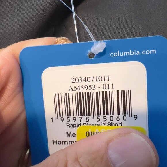 Columbia Men's 10" Rapid Rivers Cargo Shorts Gray Size 30 - Picture 7 of 10